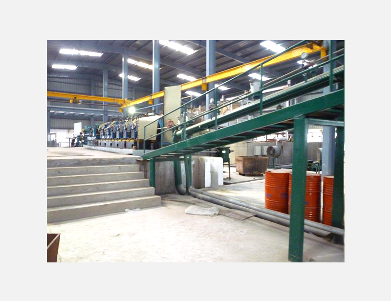 The Completed Aluminium /Aluminium Alloy Rod CCR Line Table